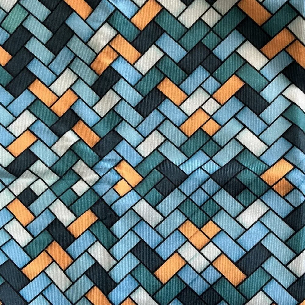 CALITIME GEOMETRIC PRINT PILLOW COVERS